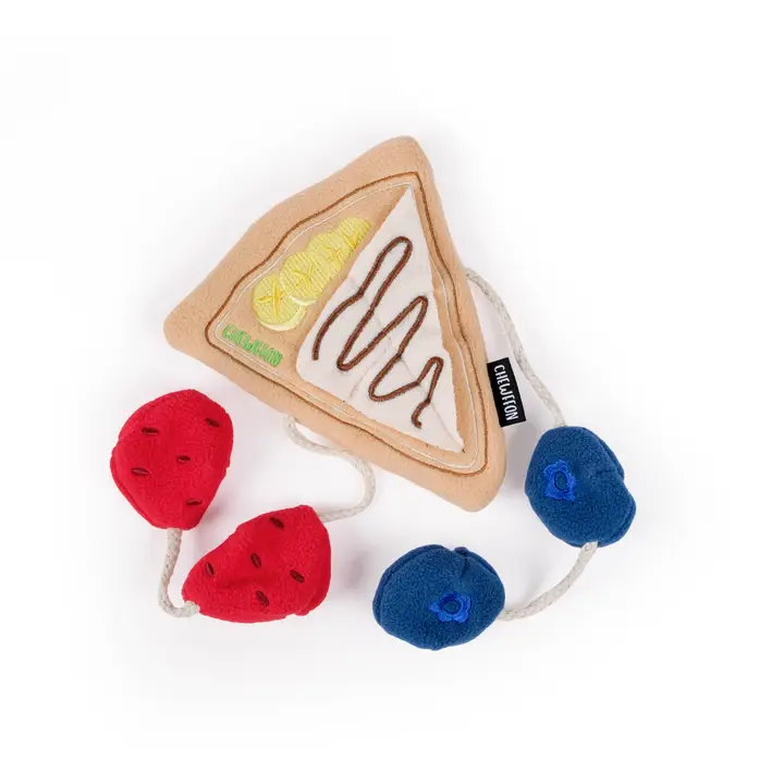 Crepe snuffle and treat puzzle toy for pets
